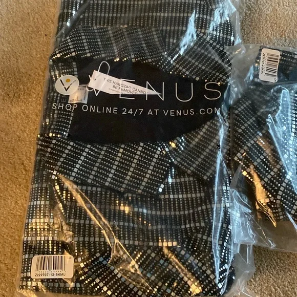 Venus NWT in bag bling tuxedo dress size 6 left - Picture 2 of 8